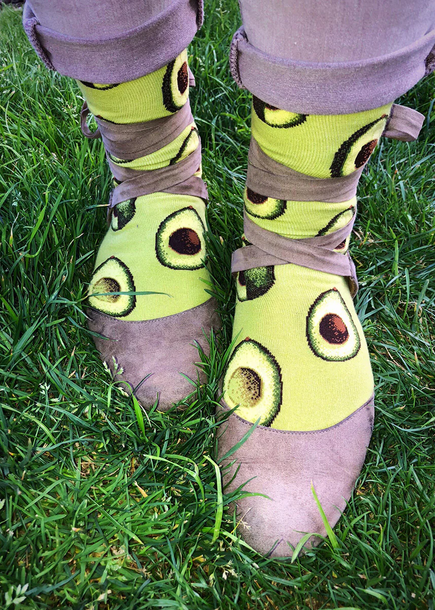 Avocado Phase Crew Socks - Image 2