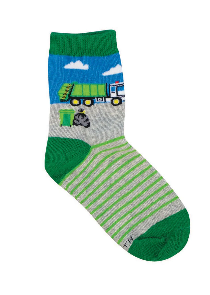 Garbage Man Kids' Socks