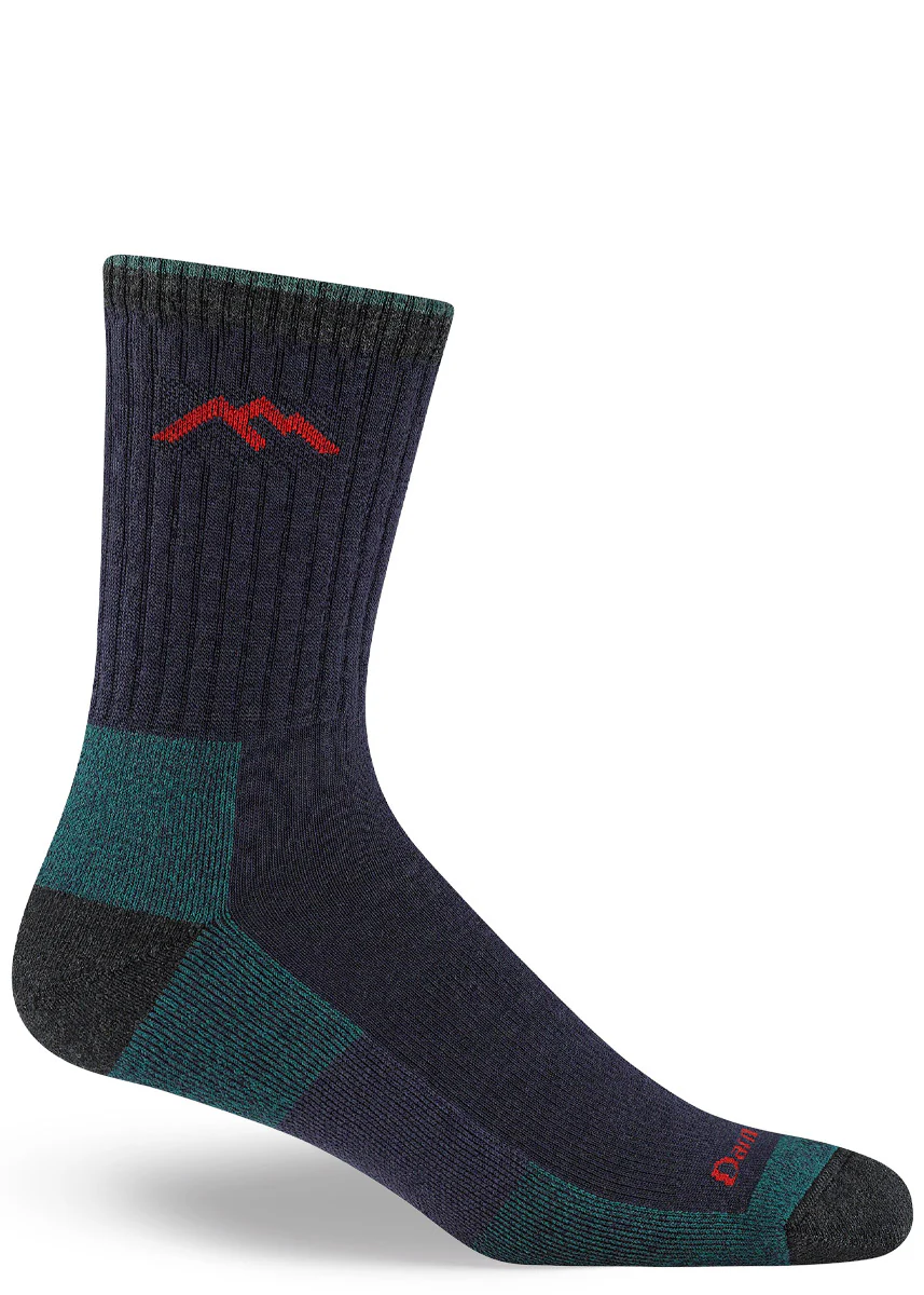 Men's Blackberry Cushioned Wool Hiking Socks