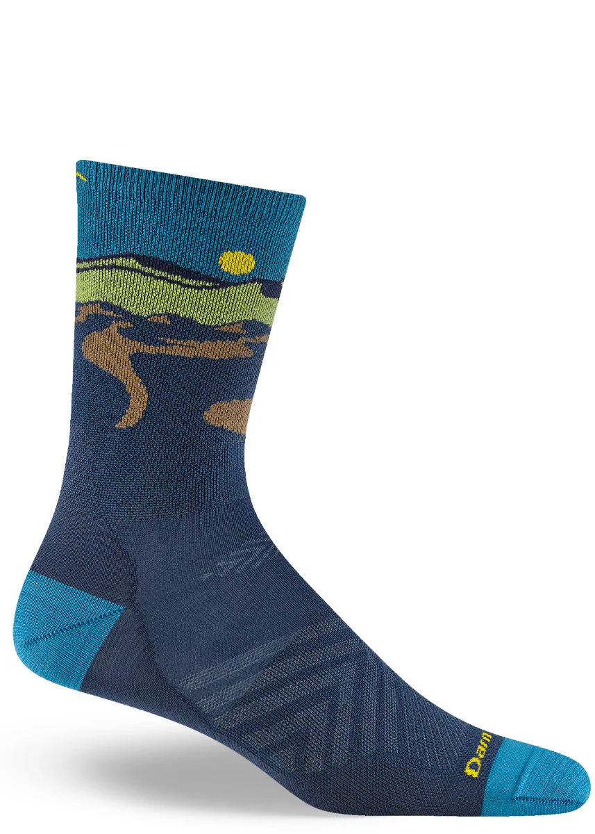 Men's Midnight Ridge Runner Ultra-Lightweight Wool Socks