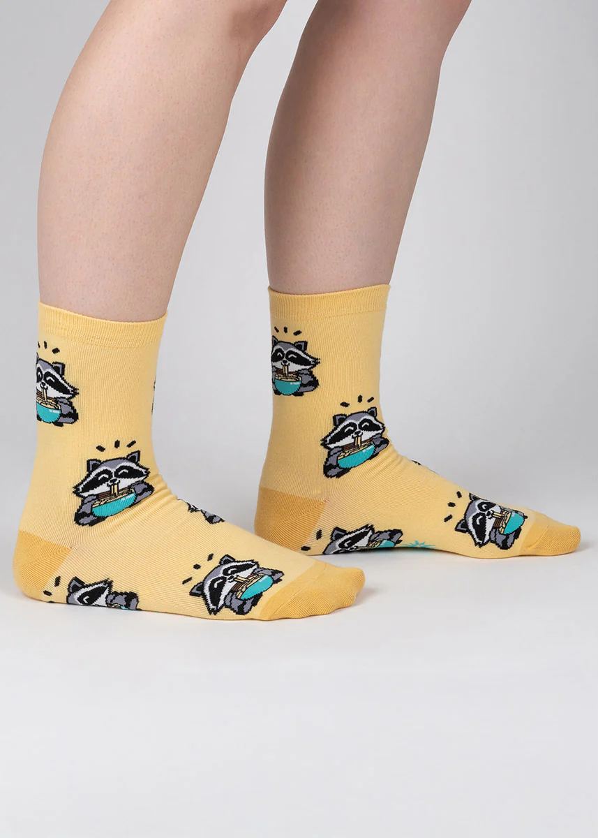 Raccoons & Ramen Women's Socks