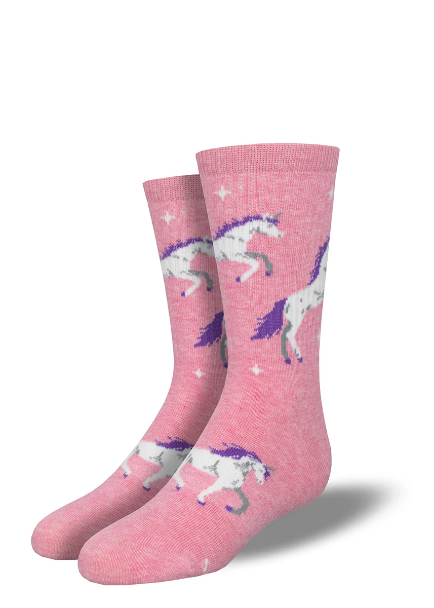 Unicorn Big Kids' Athletic Socks